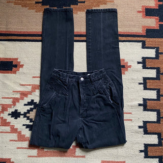 Vintage Black Rocky Mountain Jeans 24 inch waist for Women