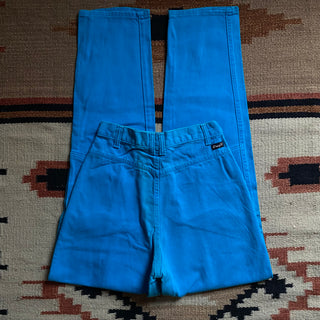 Vintage Ocean Blue Silverlake Wranglers 24 inch waist for Women