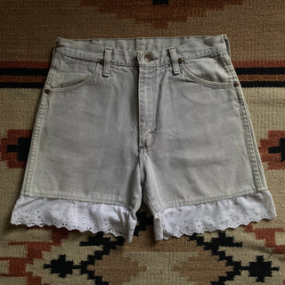 Vintage Lacey Brown Wrangler Shorts 29 inch waist