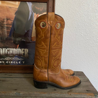 Summer Brown Texas Cowboy Boots - Women’s 6.5