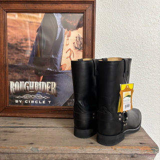 Black Harness Cowboy Boots - Youth 4 & 7 / Women’s 5.5 & 8.5