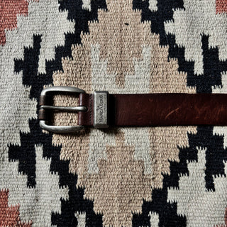 Brown Leather Belt - 35” - 38”