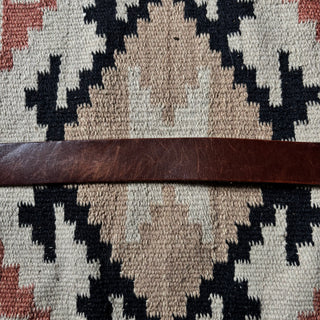 Brown Leather Belt - 35” - 38”