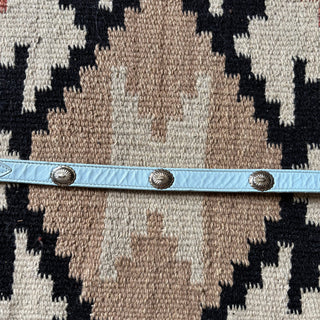 Baby Blue Nocona Concho Belt - 32” - 35”