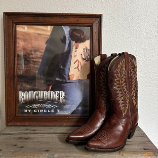 Redwood Brown Cowboy Boots - Men’s 7.5 / Women’s 9