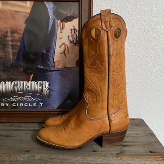 Brown Texas Cowboy Boots - Men’s 8 / Women’s 9.5