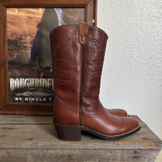 Brown Texas Cowboy Boots - Men’s 8 / Women’s 9.5