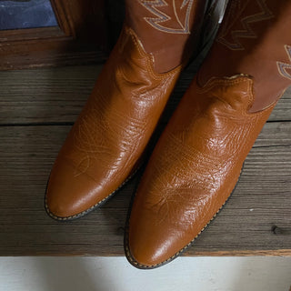 Tall Brown Cowboy Boots - Women’s 10