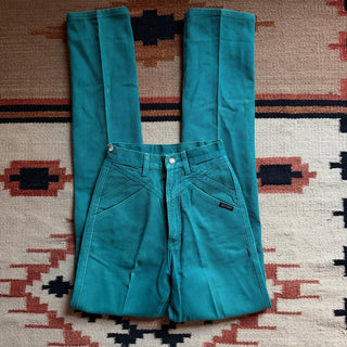 Vintage Turquoise Cowgirl Rockies 23 inch waist for Women