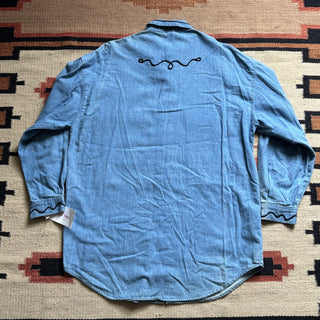 Chambray Cowgirl Shirt - Small