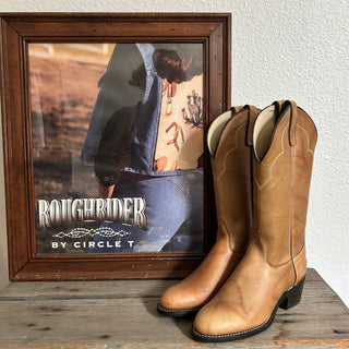 Honey Brown Texas Cowboy Boots - Women’s 6