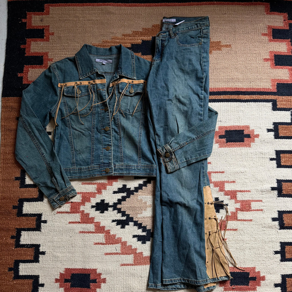 Rodeo Ridin’ Jacket and Jeans Set