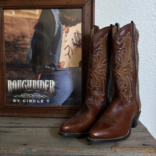 Brown Texas Cowboy Boots - Men’s 9.5 / Women’s 11