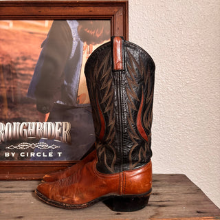 Vintage Dan Post Rancher Grandpa Cowboy Boots, Women’s 6