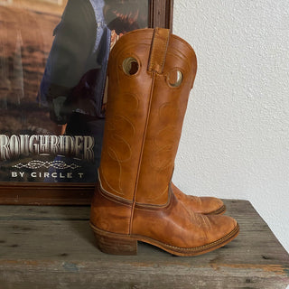 Brown Leather Cowboy Boots - Women’s 7