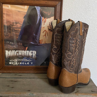 Brown Texas Cowboy Boots - Men’s 13