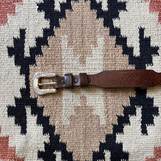 Western Heart Concho Belt - 26” - 29”