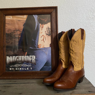 Brown 2 Tone Cowboy Boots - Women’s 6.5