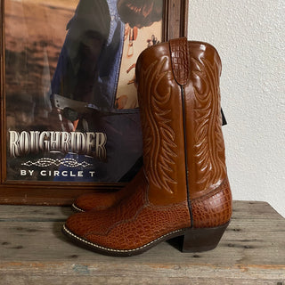 Texas Exotic Pattern Cowboy Boots - Men’s 8.5 / Women’s 10