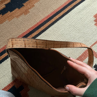 Vintage Embossed Leather Bag