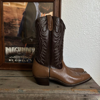 Brown Texas Cowboy Boots - Men’s 10.5 / Women’s 12