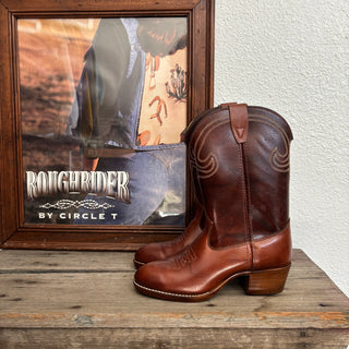 Brown Texas Cowboy Boots - Youth 4.5 / Women’s 6