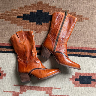 Cowgirl Leather Boots - Women’s 7.5