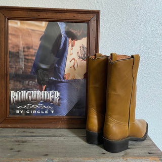 Brown Texas Cowboy Boots - Men’s 6.5 / Women’s 8