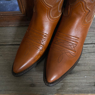 Texas Chestnut Cowboy Boots - Women’s 6