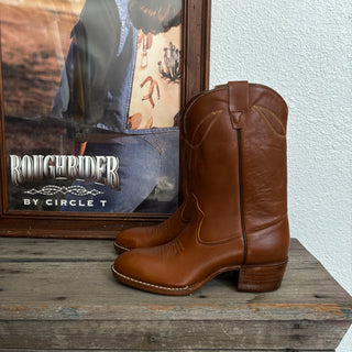 Brown Texas Cowboy Boots - Youth 5.5 / Women’s 7