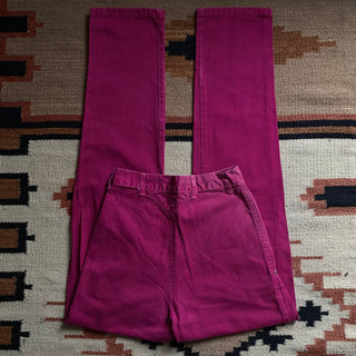 Vintage Pinkish Purple Bareback Jeans 26 inch waist for Women