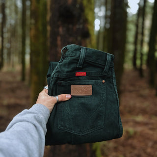 Forest Green Vintage Wranglers for Women