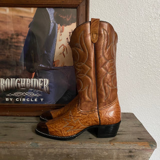 Black Toe Texas Cowboy Boots - Men’s 9 / Women’s 10.5