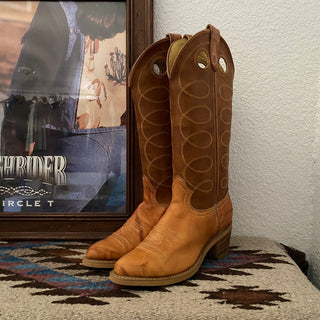 Marbled Texas Cowboy Boots - Women’s 5.5