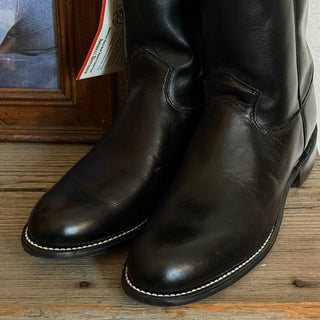 Black Roper Round Toe Cowboy Boots - Women’s 7