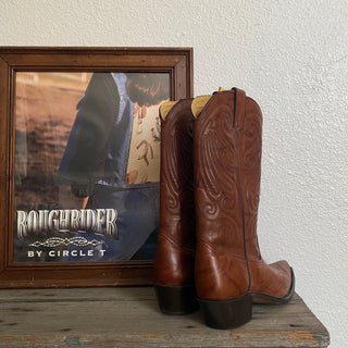 Texas Brown Cowboy Boots - Men’s 8.5 / Women’s 10
