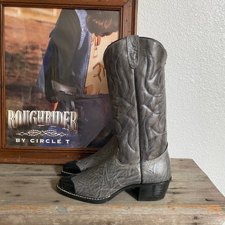 Grey Texas Cowboy Boots - Men’s 7 / Women’s 8.5 & Men’s 8 / Women’s 9.5