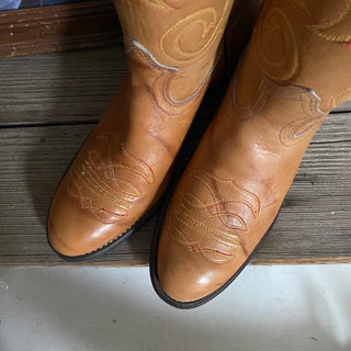 Marbled Texas Cowboy Boots - Women’s 9.5