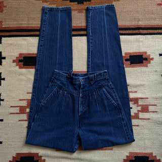 Vintage Navy Blue Panhandle Slim Jeans 25 inch waist for Women