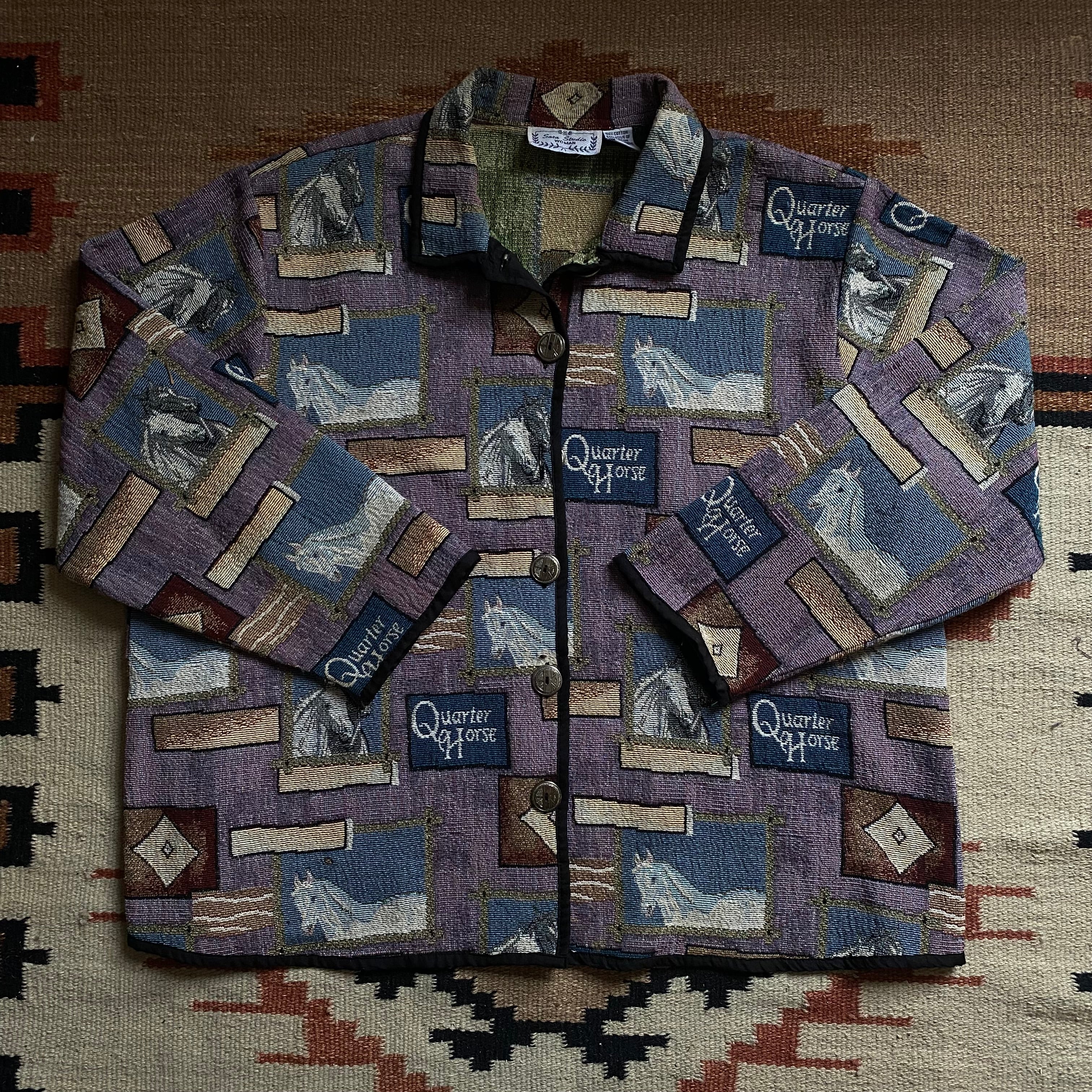 Quarterhorse Multicolored Sweater Jacket- 3XL