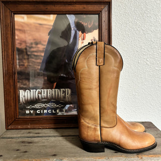 Honey Brown Texas Cowboy Boots - Women’s 6