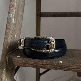 Navy Brighton Belt - 24” - 27”