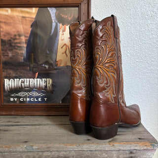 Brown Texas Cowboy Boots - Men’s 9.5 / Women’s 11