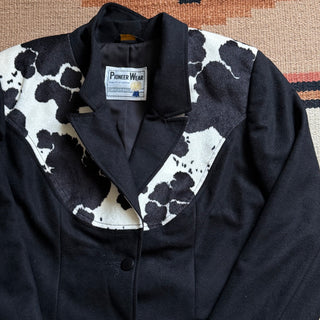 Vintage Cowhide Cowgirl Rare Blazer, Small for Women