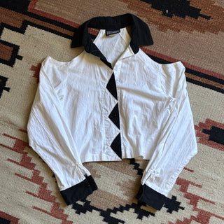 Roughrider Cutout Cowgirl Shirt - Small