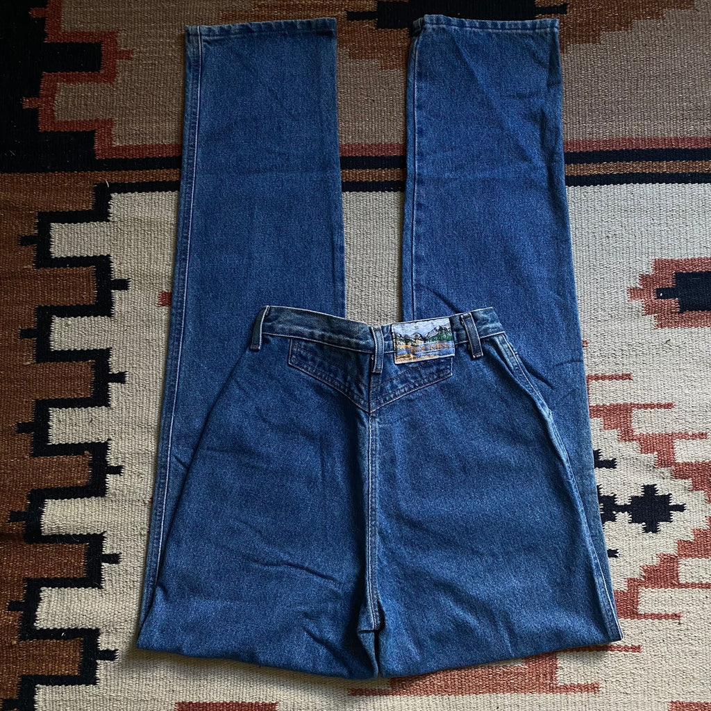 Back Patch Blue Rockies 25”