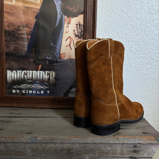Brown Suede Cowboy Boots - Women’s 10