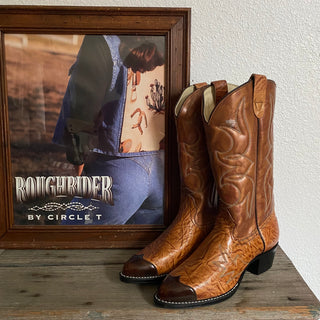 Black Toe Texas Cowboy Boots - Men’s 9 / Women’s 10.5