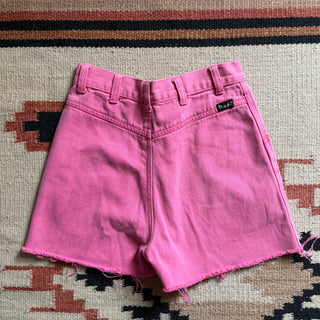 Vintage Pink Wrangler Cut Offs 24 inch waist for Women