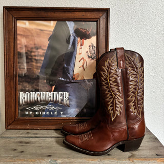 Redwood Brown Cowboy Boots - Men’s 7.5 / Women’s 9